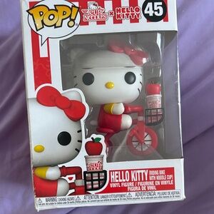 Hello Kitty Pop! Vinyl Figure with Red and White Bike